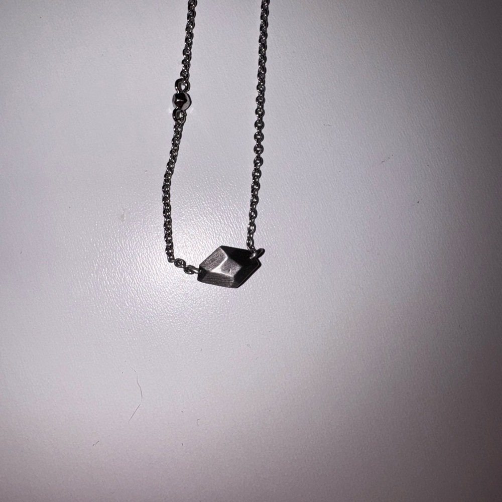 Kendra Scott Silver Geometric Necklace